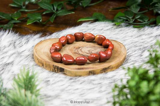 Crystal Bracelet - Red Jasper