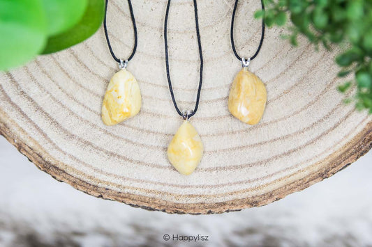 Crystal Pendant - Yellow Jasper