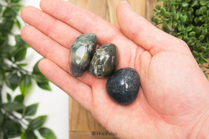 Moss Agate - Tumbled Stone - In Hand